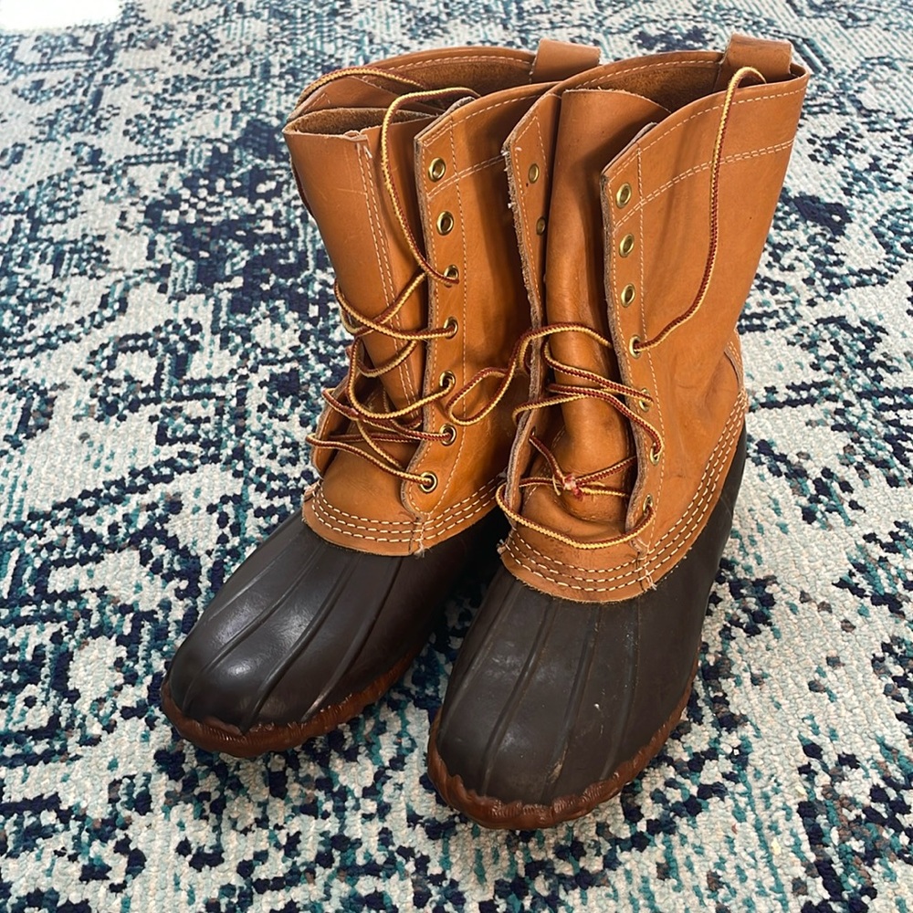 L.L. Bean 8” Brown Duck Boots